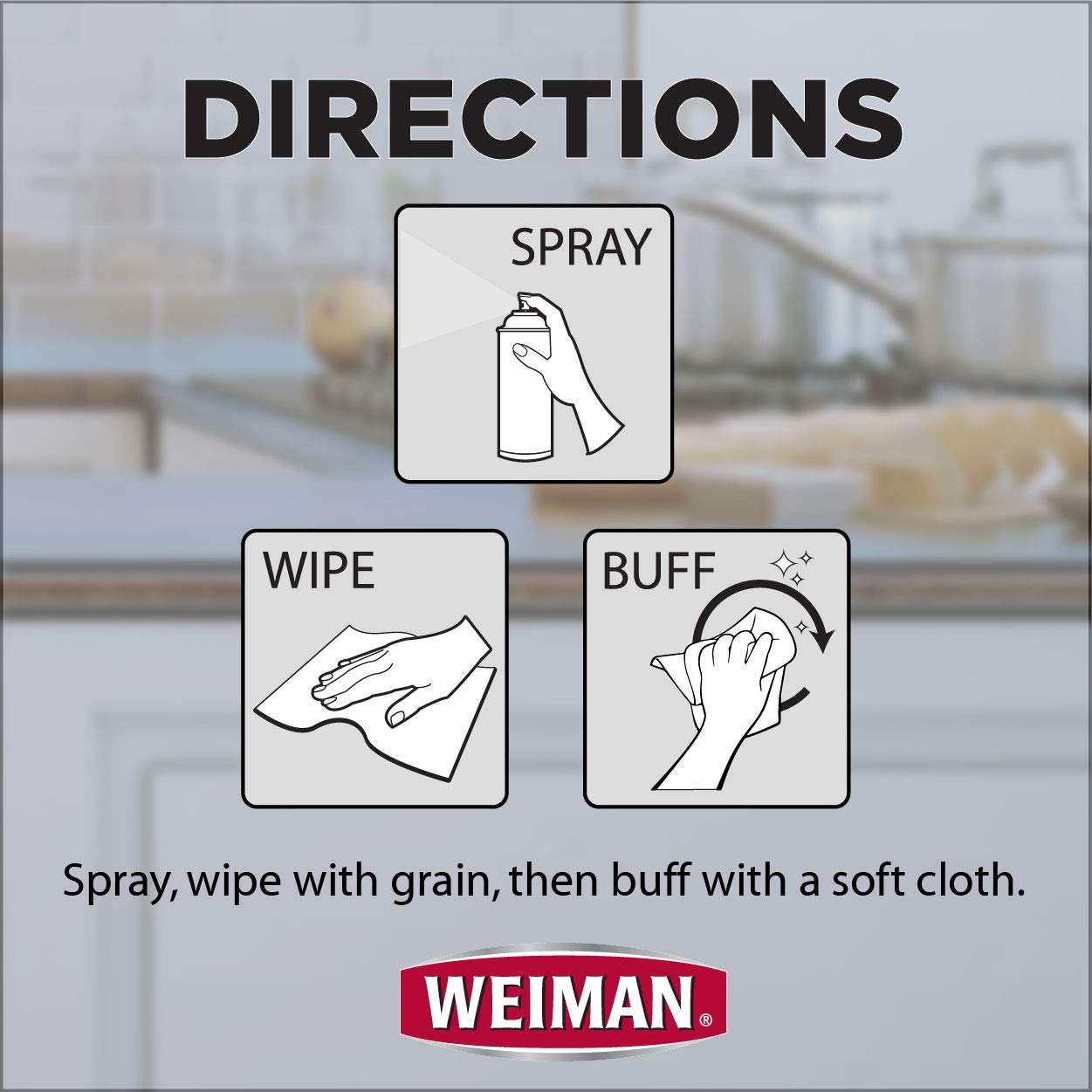 Weiman Stainless Steel Cleaner 6-Pack