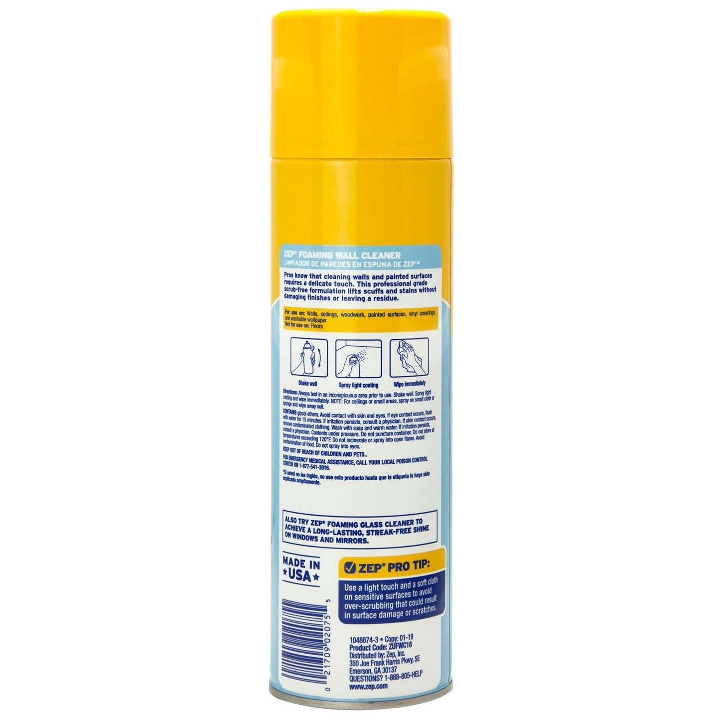 Zep Foaming Wall Cleaner 4-Pack