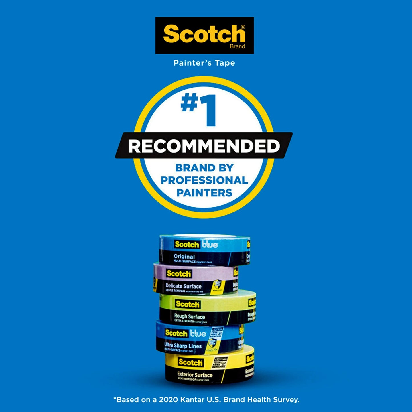 ScotchBlue Painter's Tape 3-Rolls