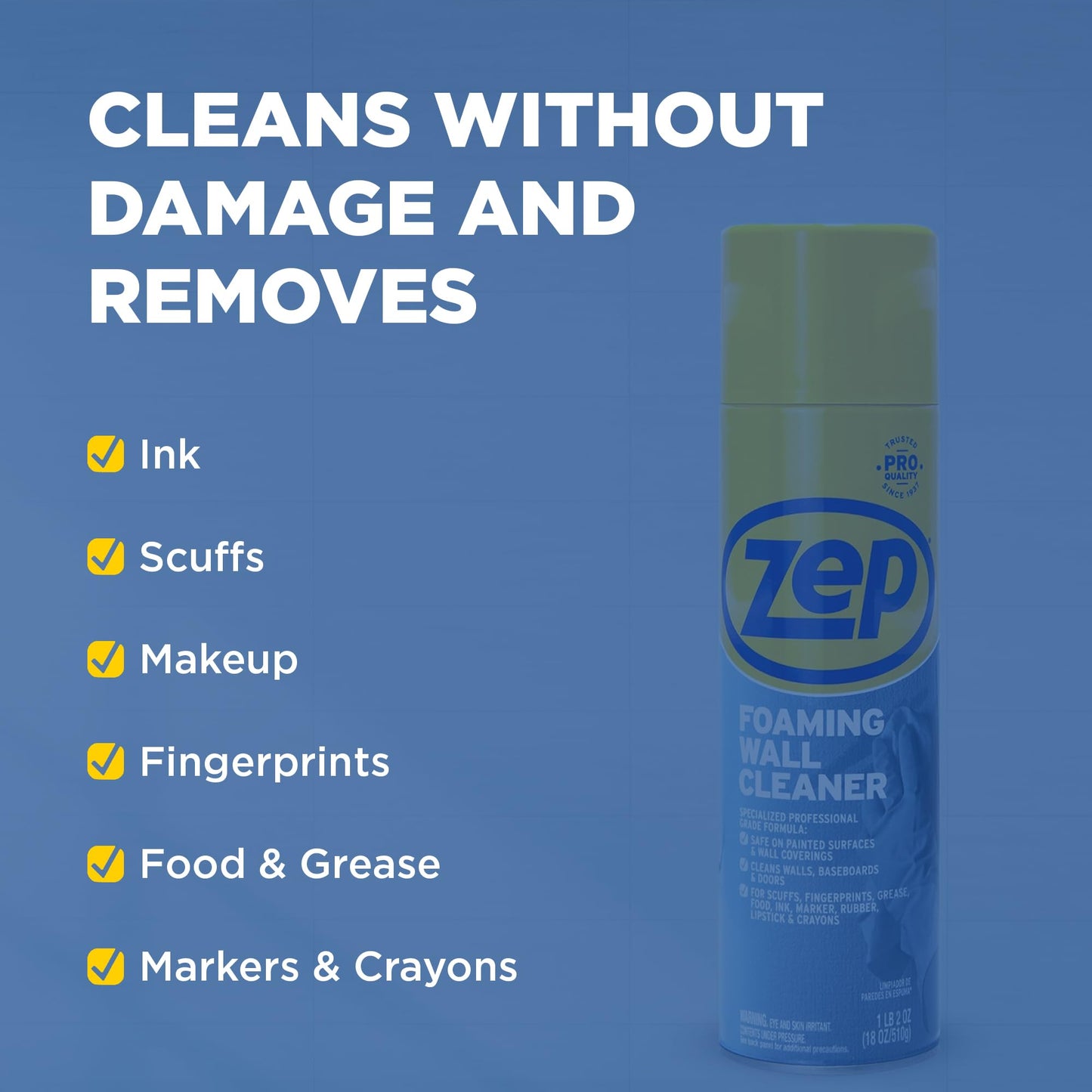 Zep Foaming Wall Cleaner 12-Pack