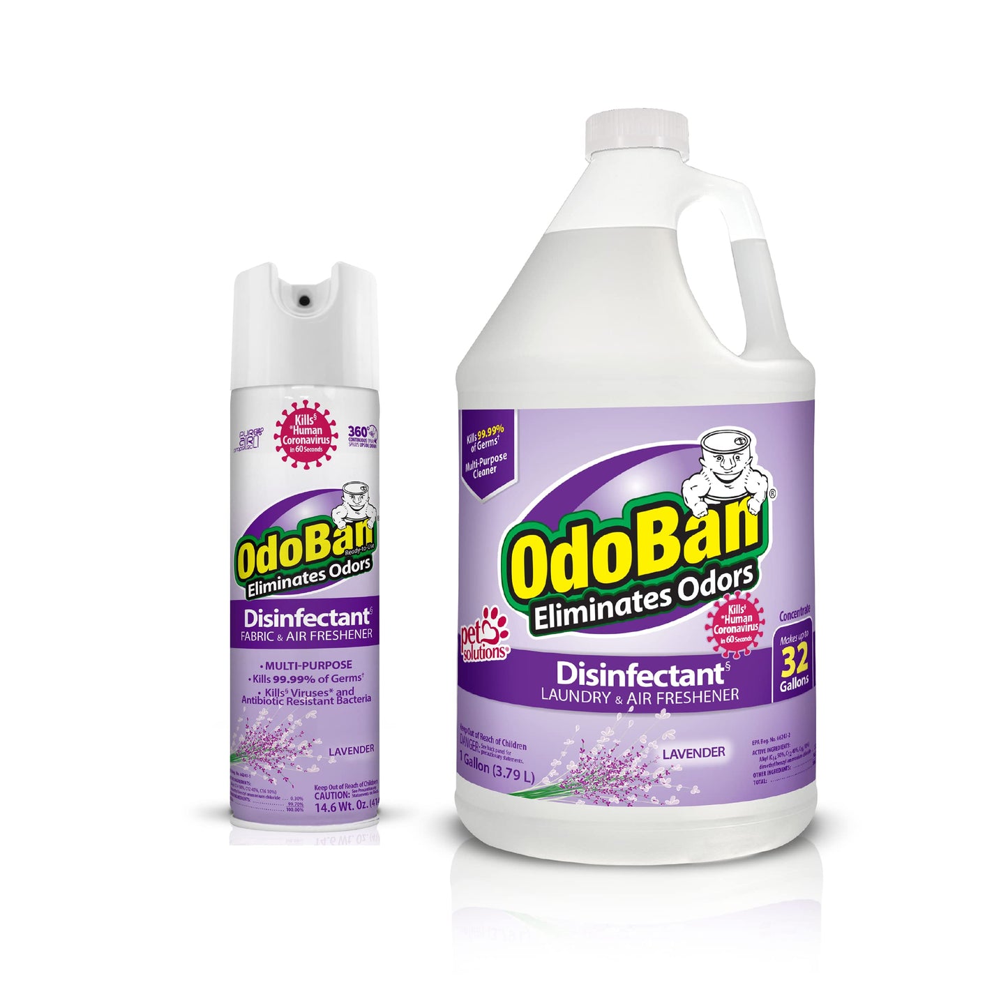 OdoBan Lavender Disinfectant Set