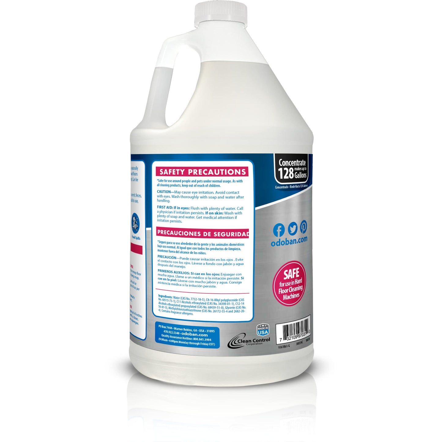 OdoBan Citrus Floor Cleaner 3-Gal