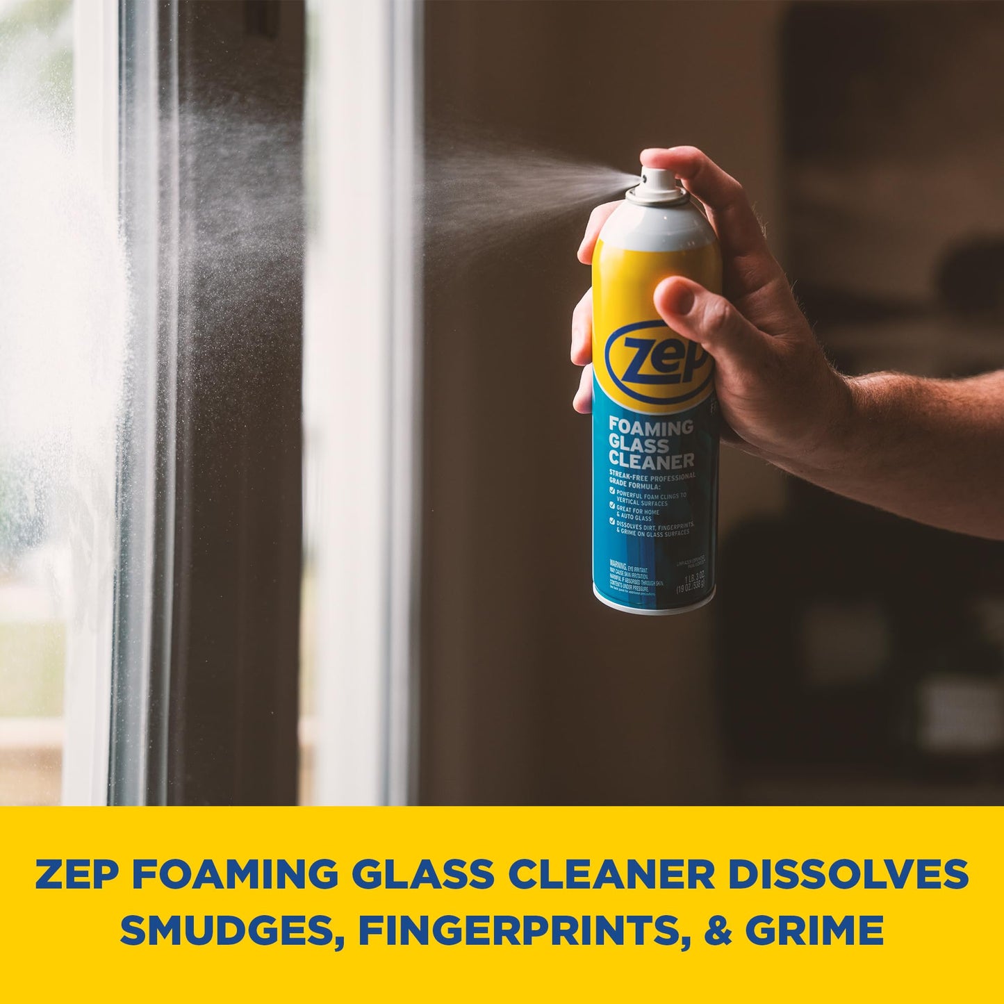 Zep Foaming Glass Cleaner 4-Pack