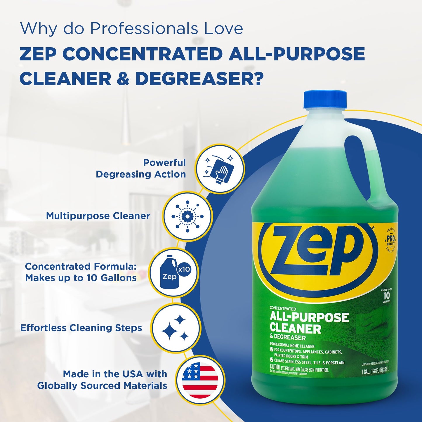 Zep All-Purpose Degreaser 4-Gal