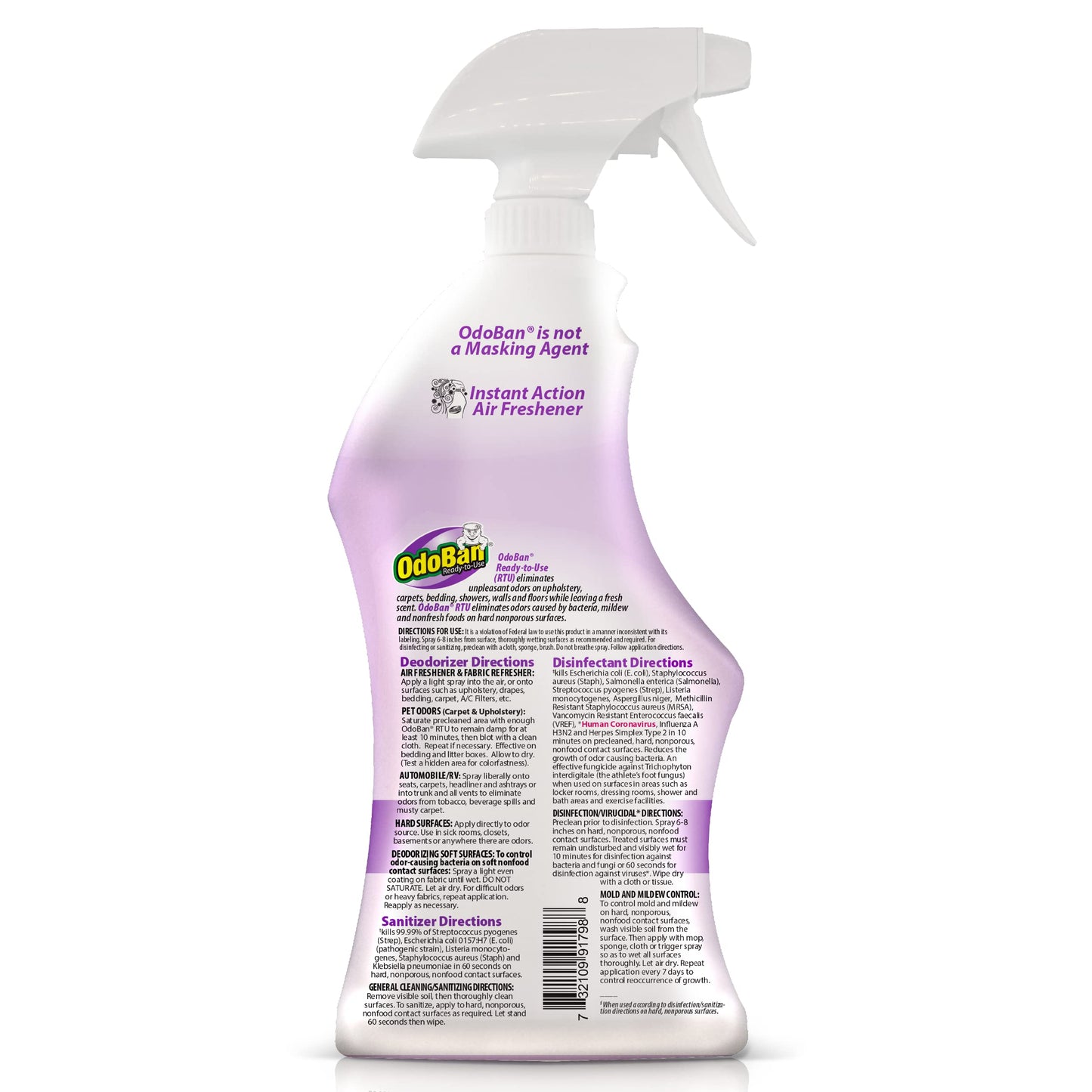 OdoBan Eucalyptus & Lavender Spray 3-Pack