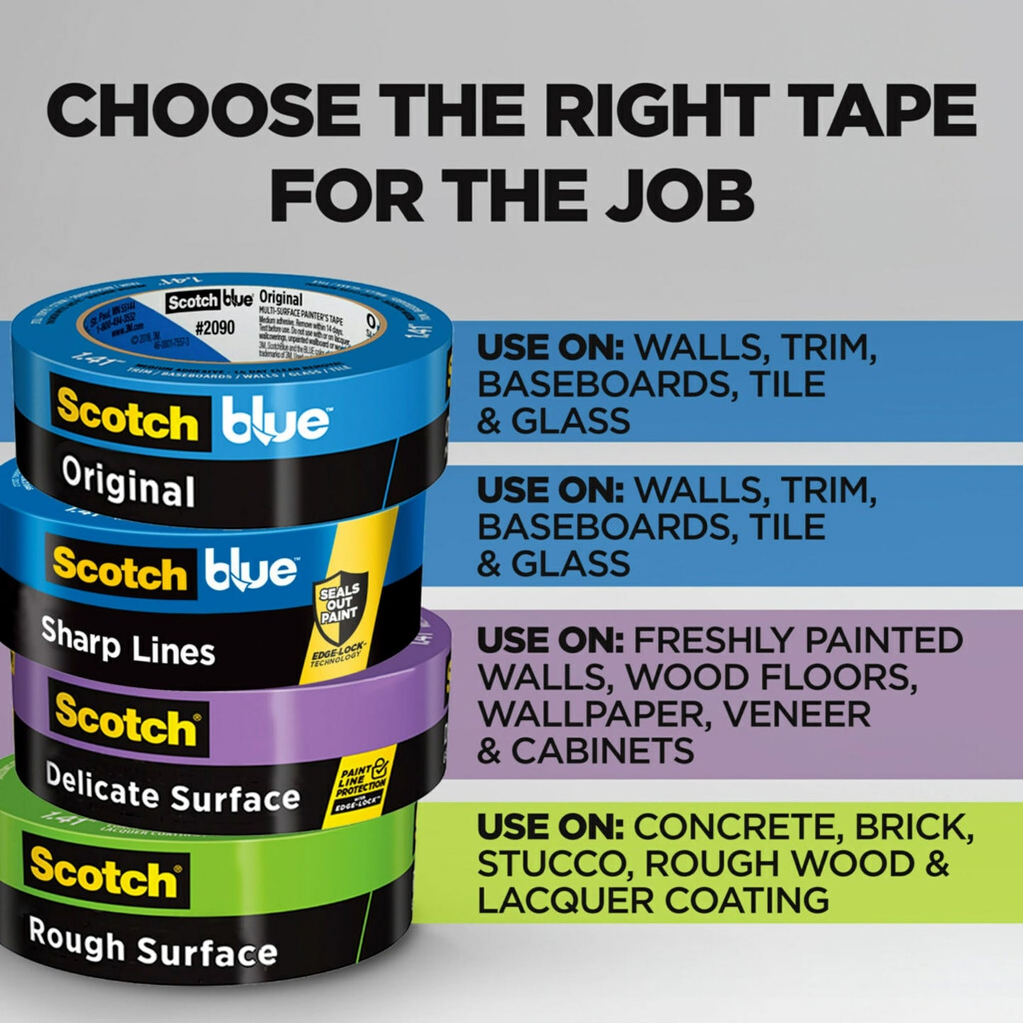 ScotchBlue Painter's Tape 12-Rolls