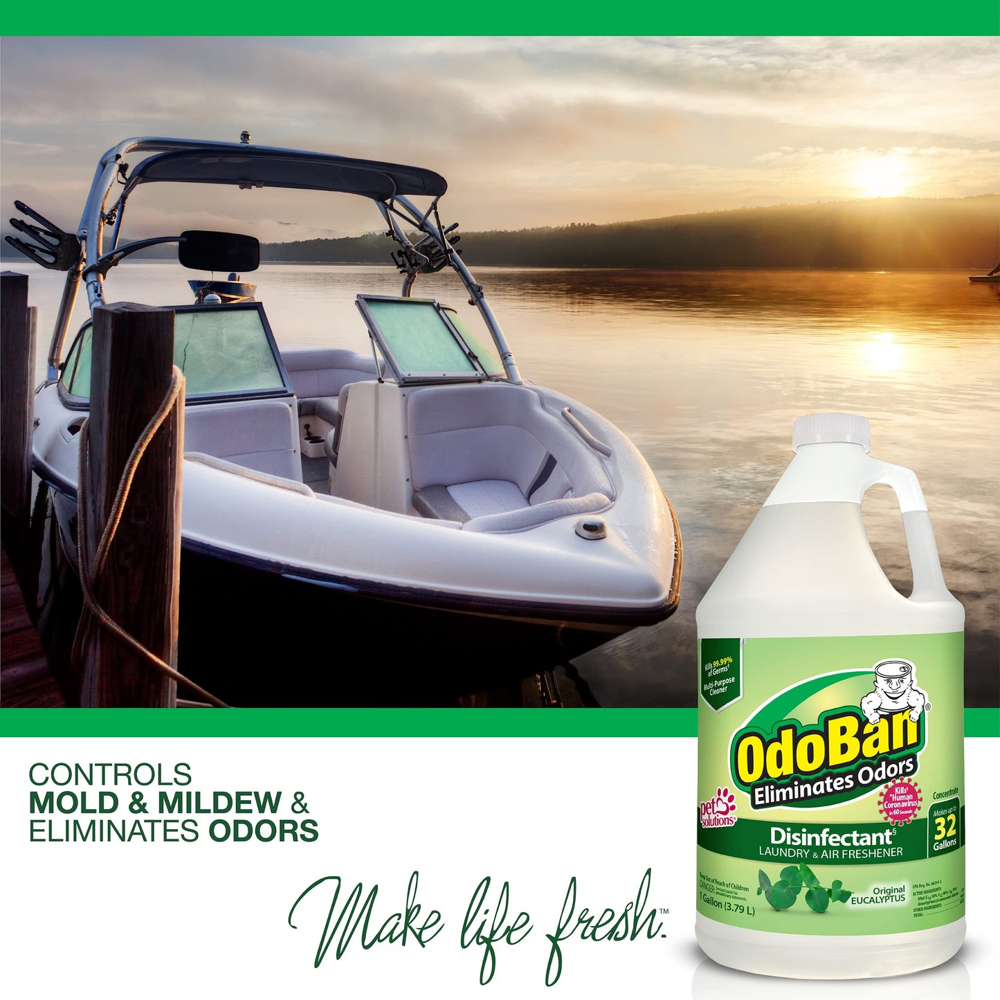 OdoBan Eucalyptus Disinfectant 2-Pack