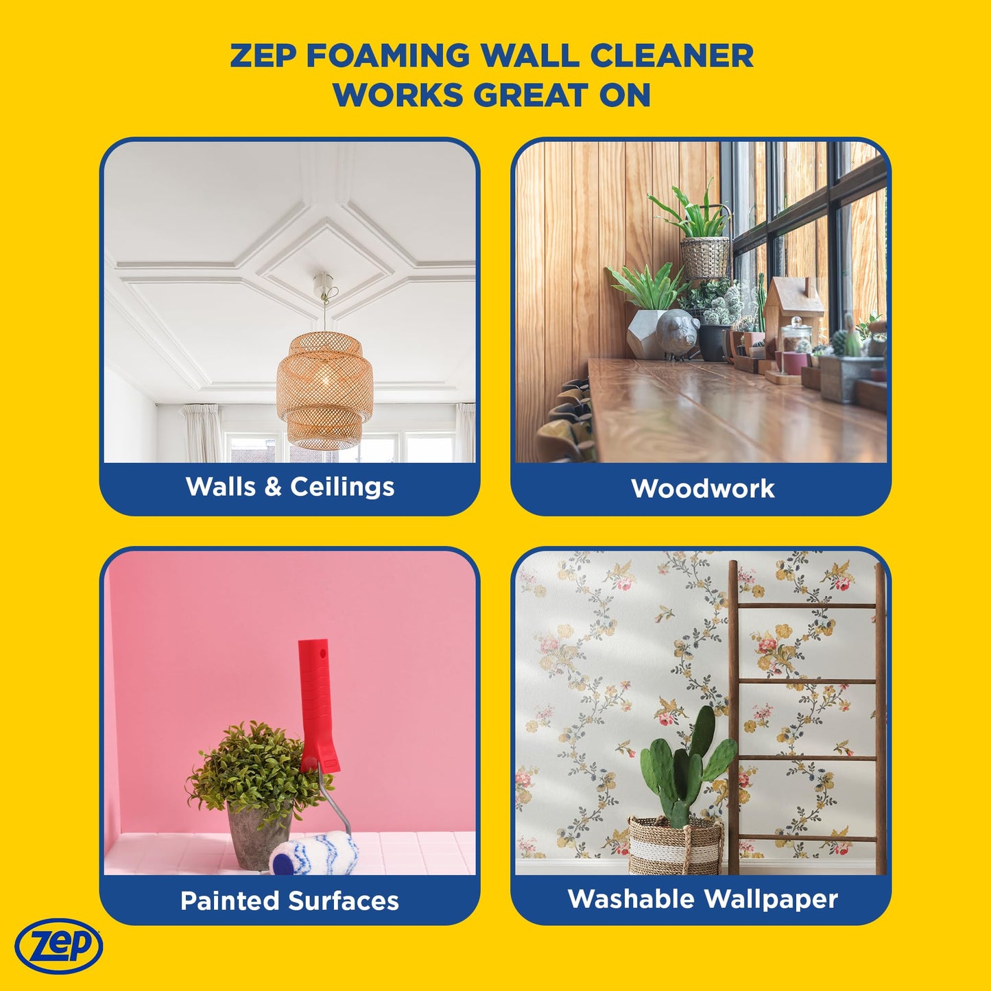 Zep Foaming Wall Cleaner 4-Pack