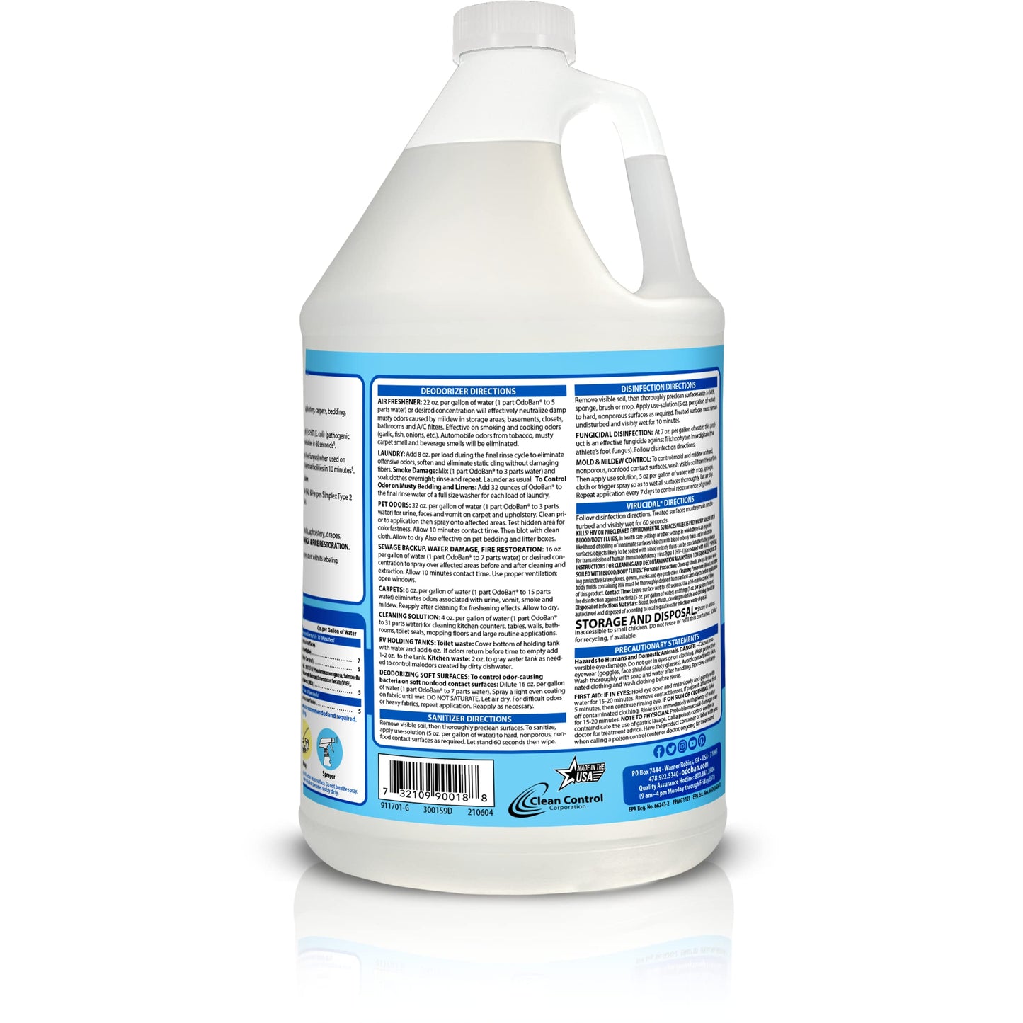 OdoBan Fresh Linen Disinfectant 2-Gal