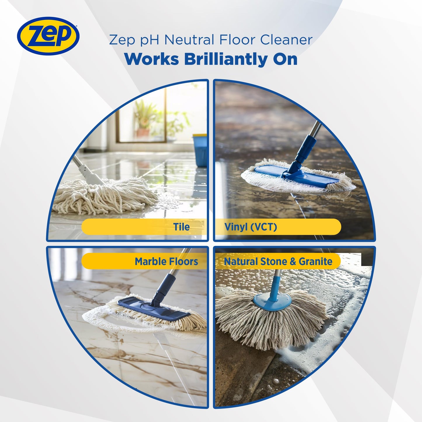 Zep Neutral PH Floor Cleaner 1-Gal