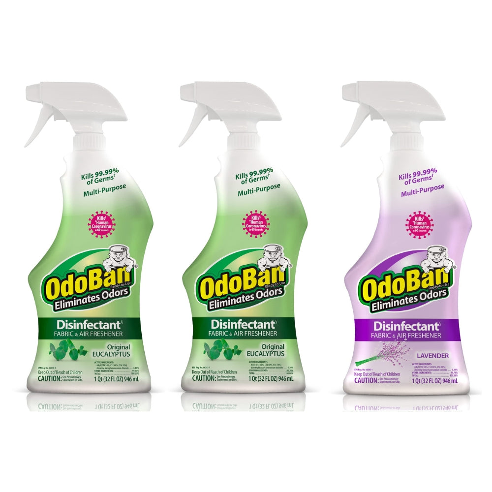 OdoBan Eucalyptus & Lavender Spray 3-Pack