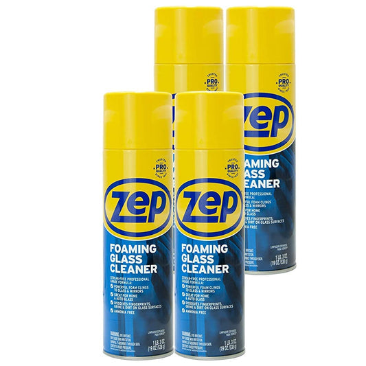 Zep Foaming Glass Cleaner 4-Pack