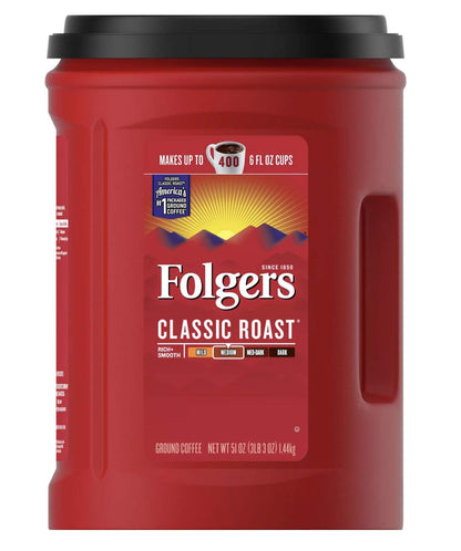 Folgers Classic Roast Coffee 51oz
