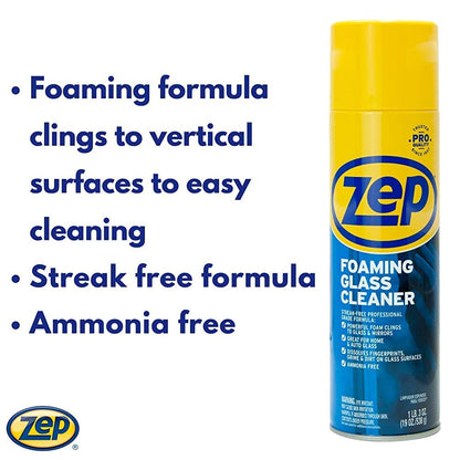 Zep Foaming Glass Cleaner 4-Pack