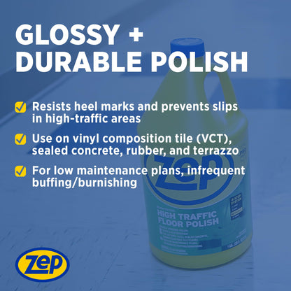 Zep High Traffic Floor Polish 2-Pack