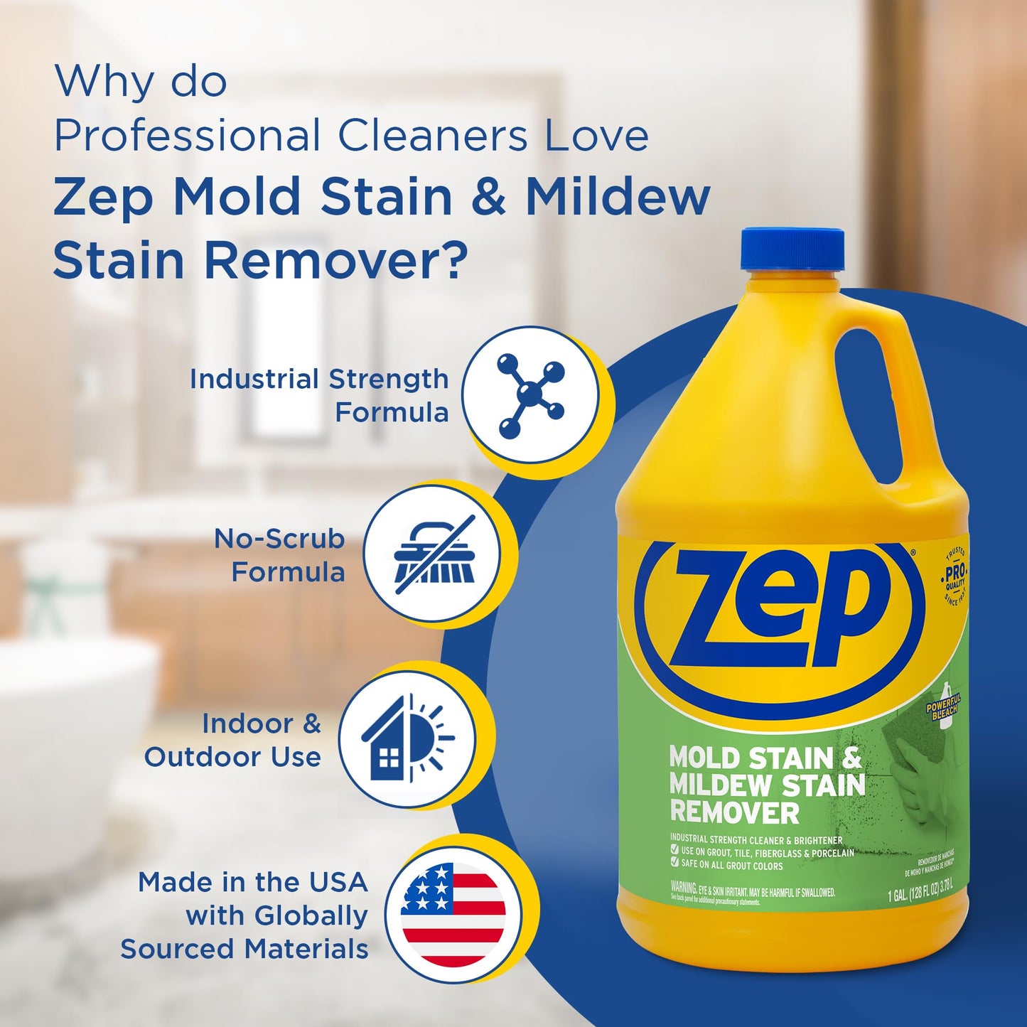 Zep Mold & Mildew Remover 2-Gal