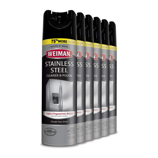 Weiman Stainless Steel Cleaner 6-Pack