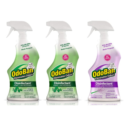OdoBan Eucalyptus & Lavender Spray 3-Pack