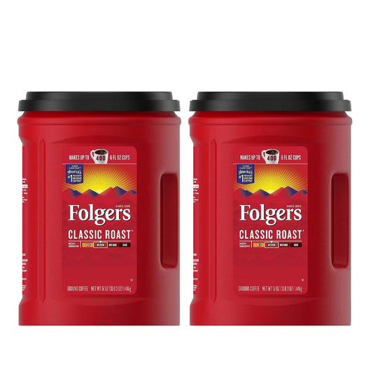 Folgers Classic Roast Coffee 2-Pack